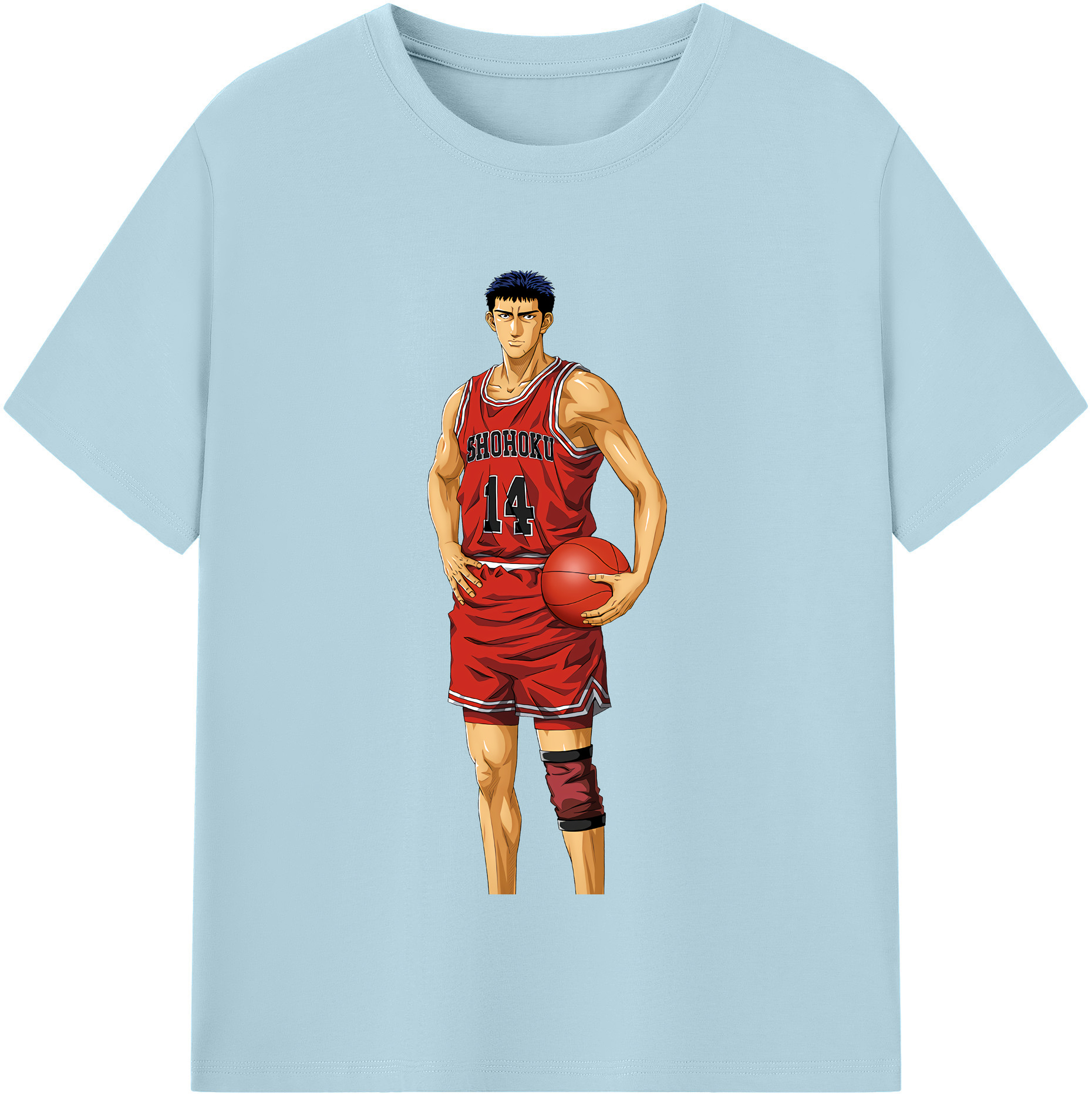 SLAM DUNK／スラムダンク 綿100％半袖Tシャツ（フロントプリント）